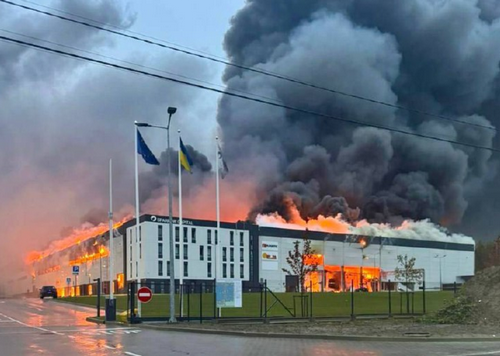 У Львові горить індустріальний парк